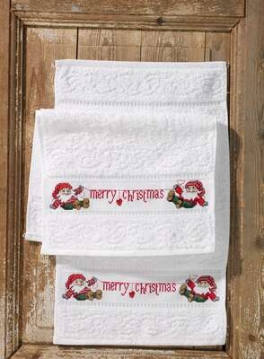 Merry Christmas Towels - click for larger image