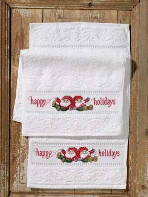 Happy Holiday Towels