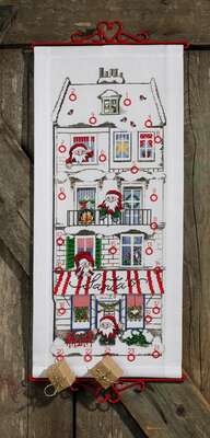 Santa's House Advent Calendar - click for larger image