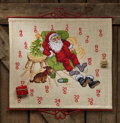 Santa`s Slippers Advent Calendar
