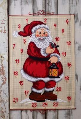Santa and Bird Advent Calendar - click for larger image