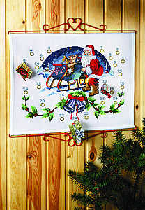 Santa and his Sleigh Advent Calendar - click for larger image