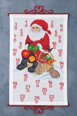 Santa and Rabbits Advent Calendar - click for larger image
