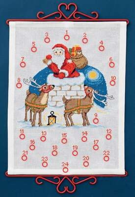 Santa Claus Chimney Advent Calendar