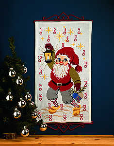 Pixie with Lantern Christmas Advent Calendar - click for larger image