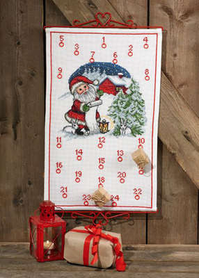 Santa's List Advent Calendar - click for larger image