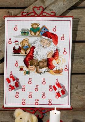 Santa's Workshop Advent Calendar - click for larger image