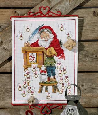 Santa's List Advent Calendar - click for larger image