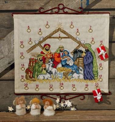 Nativity Advent Calendar - click for larger image