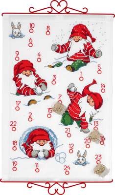 Elfs Playing Advent Calendar