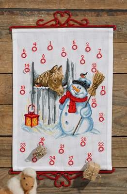 Snowman and Donkey Advent Calendar