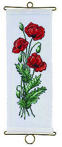 Poppy bell pull - click for larger image