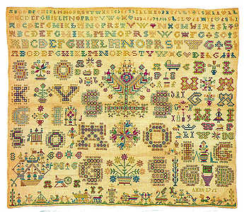 1791 Sampler - click for larger image