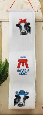 Moo, Have a Seat Toilet Roll Holder