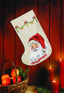 Santa Christmas Stocking - click for larger image