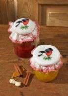 Bird Preserves Jar Covers - click for larger image