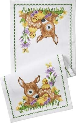 Dear and Ducks Table Runner