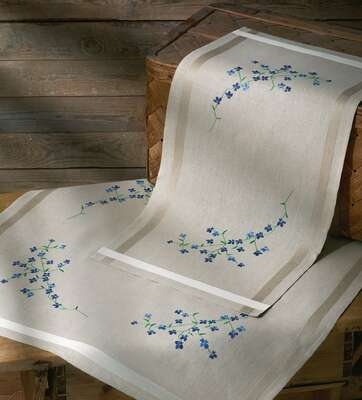 Lobelia Table Runner - click for larger image