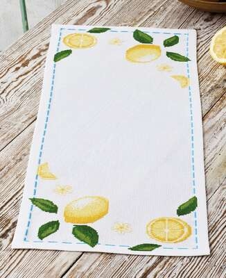 Lemon Table Runner - click for larger image