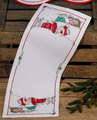 Elf Washing Table Runner