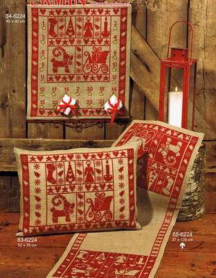 Christmas Spirit Table Runner - click for larger image