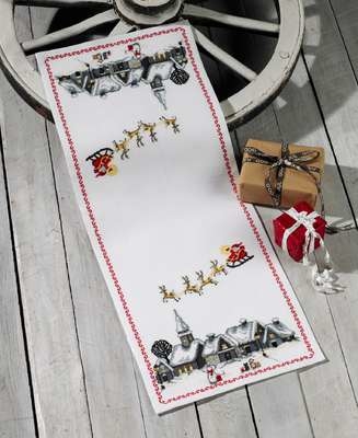 Christmas Eve Table Runner - click for larger image