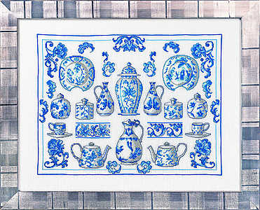 Delft Blue Sampler - click for larger image