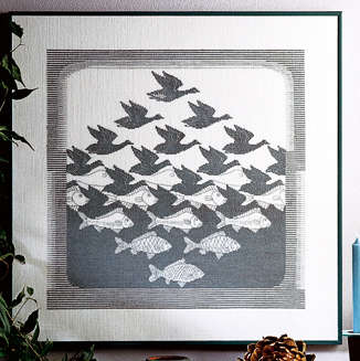 Bird and Fish Dark Grey