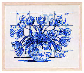 Dutch blue tile - click for larger image