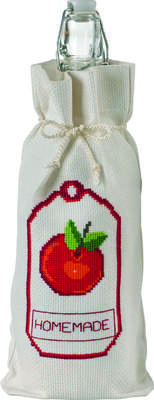 Apple Homemade Bottle Bag - click for larger image