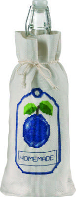 Plum Homemade Bottle Bag - click for larger image