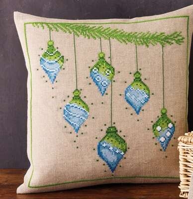 Christmas Balls Cushion