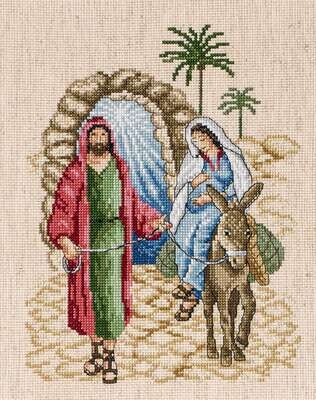 Mary and Joseph - Journey to Bethlehem - click for larger image