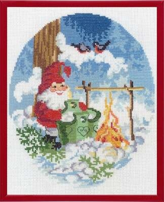 Elf and Bonfire - click for larger image
