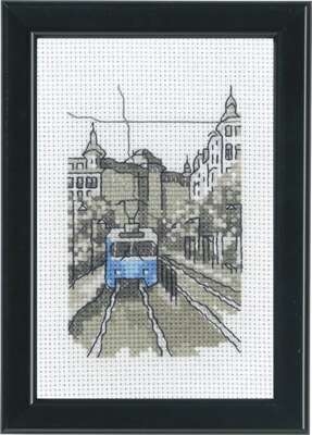 Gothenburg Blue Tram - click for larger image