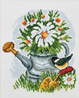 Bird and Watering Can - click for larger image