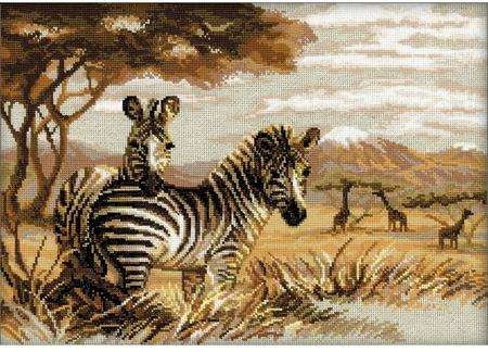 Zebras in the Savannah