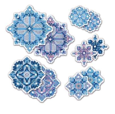 Snowflakes , 5 pieces