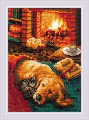 By the Fireplace