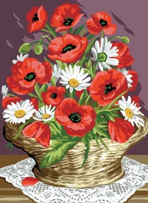Basket of Poppies