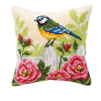 Blue Tit With Roses