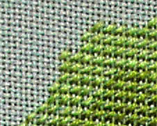 background half cross stitch