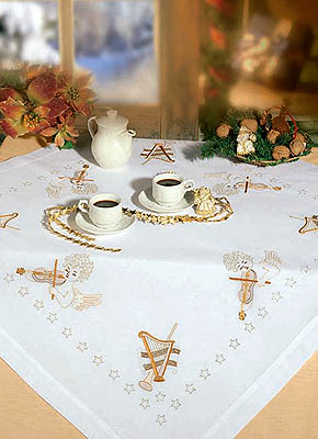 Angels and Instruments table cover