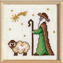 Shepherd with sheep picture