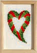 Heart shaped Christmas garland picture