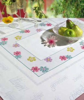 wild flowers table cover