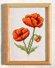 Poppy picture - Counted cross stitch