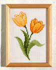 Tulips picture - Counted cross stitch