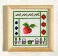 Strawberry picture - Counted cross stitch