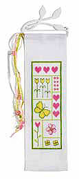 Spring flower wall hanging - Counted cross stitch